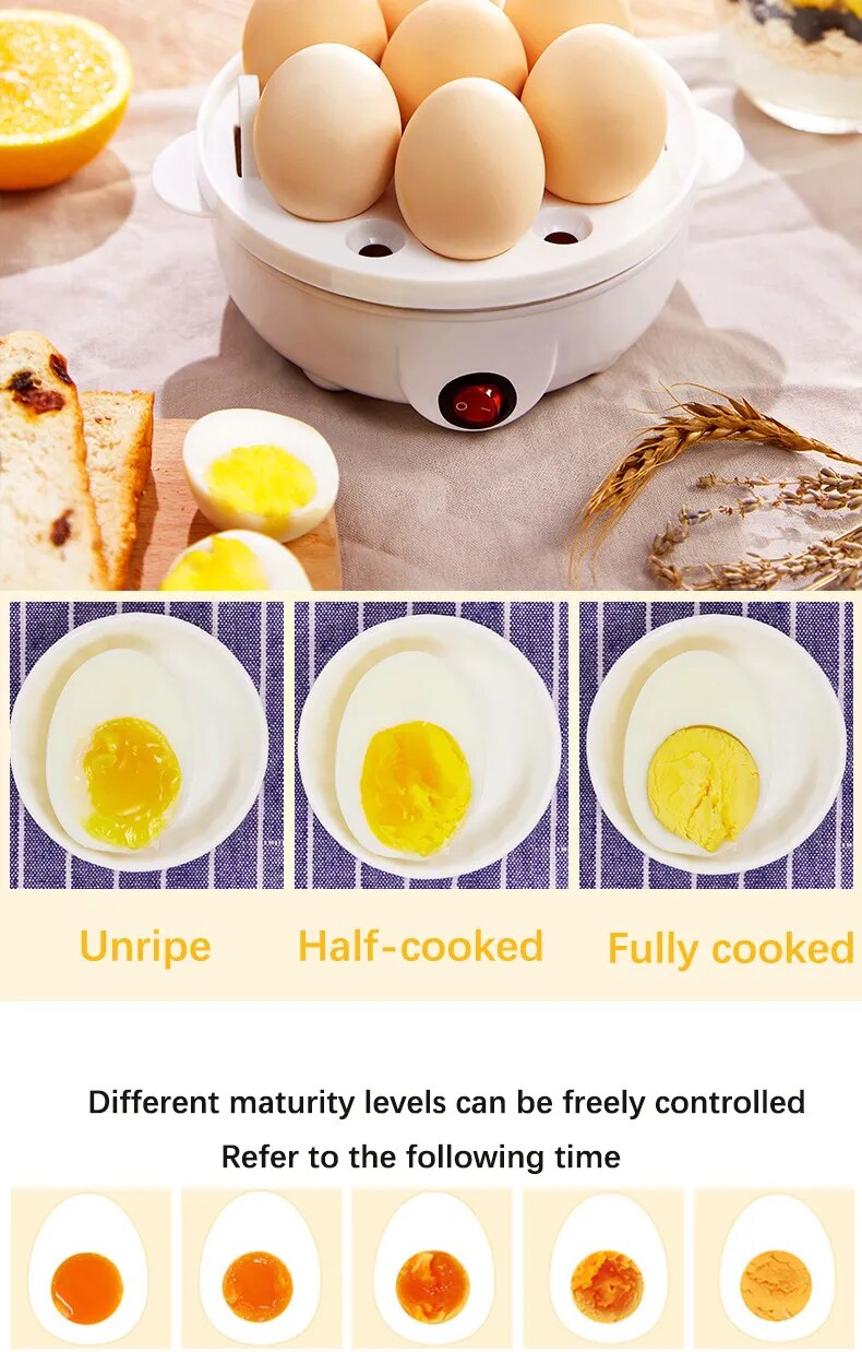 Egg Boiler Double Layers Multifunction Electric Egg Cooker Steamer Corn Milk Steamed Rapid Breakfast Cooking Appliances Kitchen