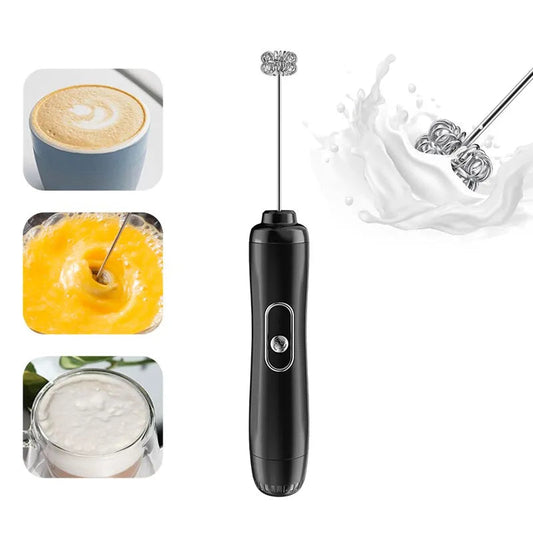 1PCS Handheld Electric Milk Frother Egg Beater Maker Kitchen Drink Foamer Mixer Coffee Creamer Whisk Frothy Stirring Tools