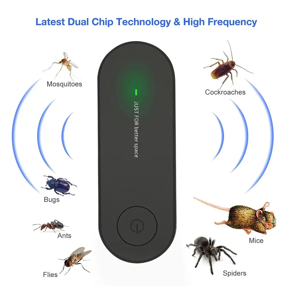 Xiaomi – éliminateur de moustiques à ultrasons, électronique, pour la maison, l'extérieur et l'intérieur, éliminateur de moustiques à ondes sonores, éliminateur de mouches et de souris