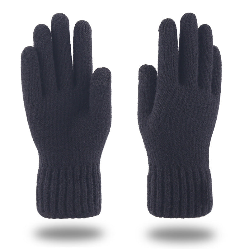 Guantes de invierno con pantalla táctil para hombre, cálidos