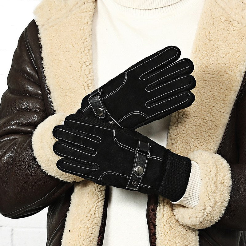 Gants chauds pour hommes, gants à écran tactile d'automne et d'hiver