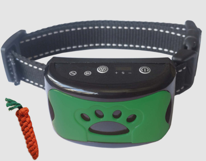 Collier d'entraînement pour chien, étanche, électrique, télécommande pour animaux de compagnie, Rechargeable, anti-aboiement, avec son de Vibration et de choc