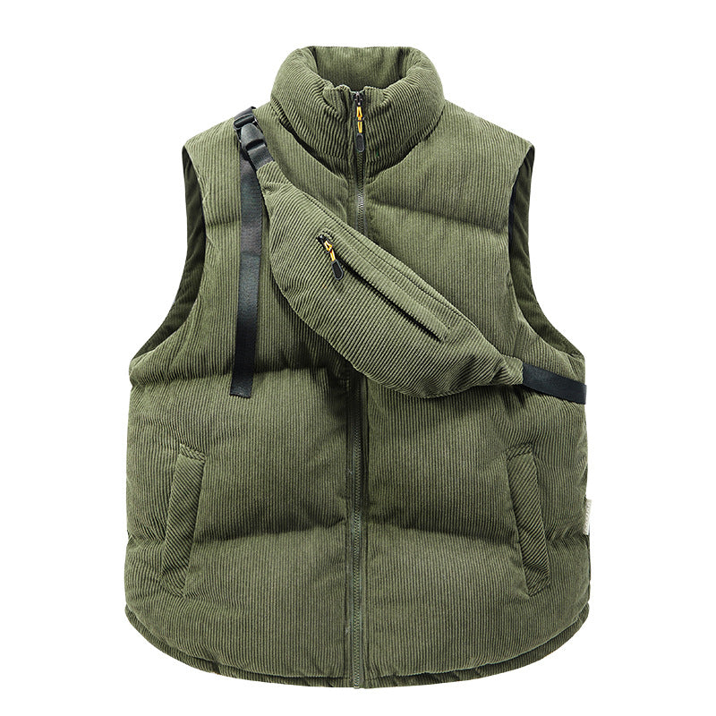 Gilet chaud décontracté en duvet, manteau rembourré en coton