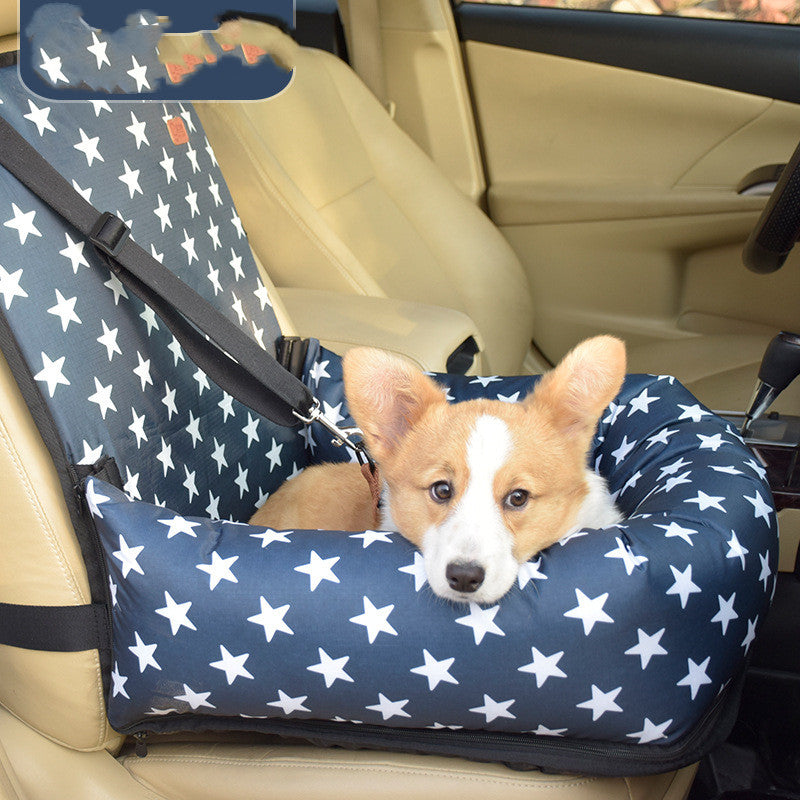 Perrera para coche, asiento de viaje para mascotas, perrera para perros pequeños y medianos, cojín, suministros para mascotas