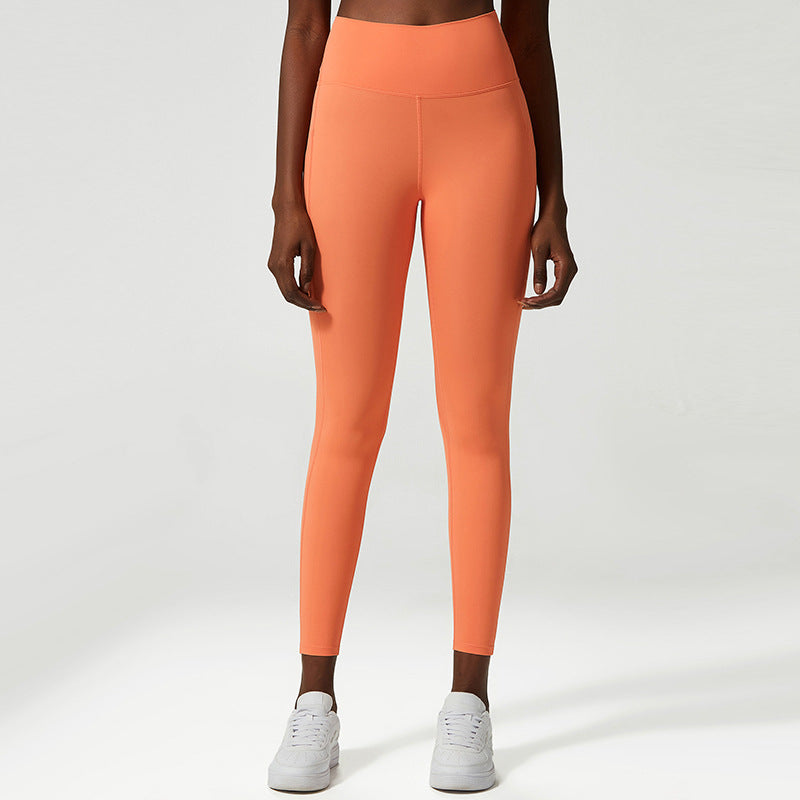 Pantalon de sport anti-bouclage avec poches latérales pour femmes