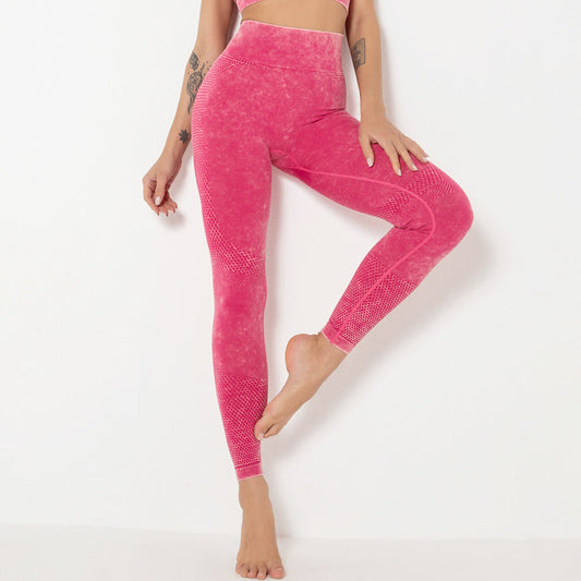 Ropa de yoga Mostrar caderas Deportes Fitness Pantalones Mujeres