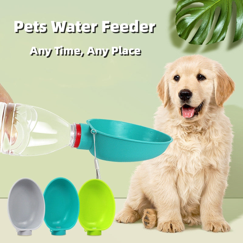 Cuenco portátil para beber para perros, alimentación de agua al aire libre, taza de agua exterior para mascotas, hervidor para perros de razas pequeñas, productos para mascotas