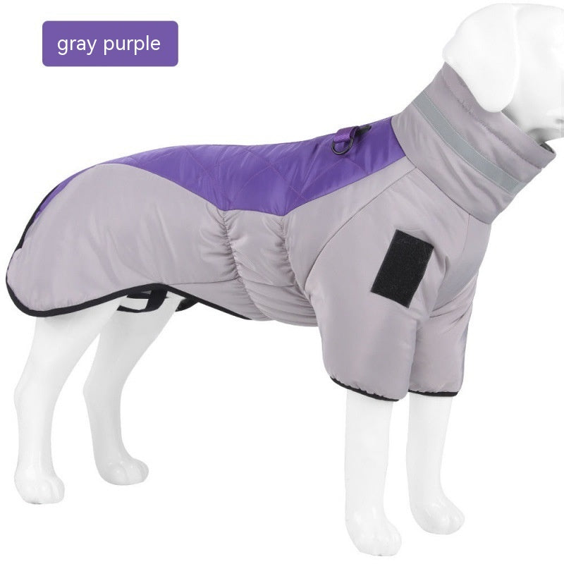 Manteau d'hiver imperméable pour chien, vêtements pour animaux de compagnie de grande taille, gilet chaud et épais pour chien, veste personnalisée du Labrador, nouvelle collection