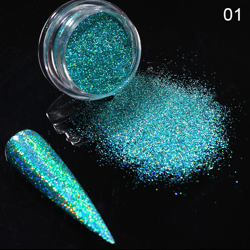 Aurora Magic Nail Powder Nail Paillettes