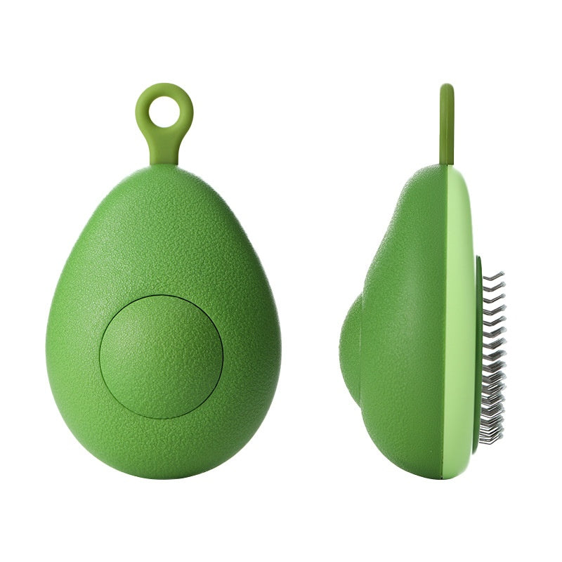 Brosse de nettoyage en forme d'avocat pour chat, outil de toilettage pour chien, peignes pour animaux de compagnie, aiguille en acier inoxydable, soins de nettoyage pour animaux de compagnie