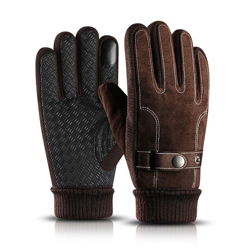 Gants chauds pour hommes, gants à écran tactile d'automne et d'hiver