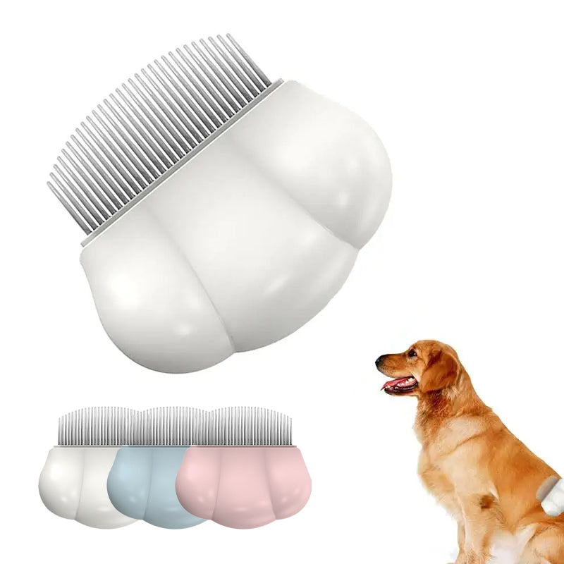 Peigne de toilettage pour chien confortable pour animaux de compagnie petits poux peignes anti-puces universel perte brosse coquille peigne élimine les enchevêtrements pour chiens lapin animaux produits