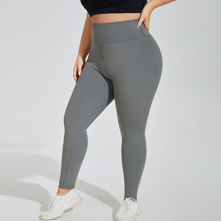 Pantalon de Yoga grande taille, taille haute, levage des hanches, sans couture, sens du nuage, exercice de Fitness pour femmes