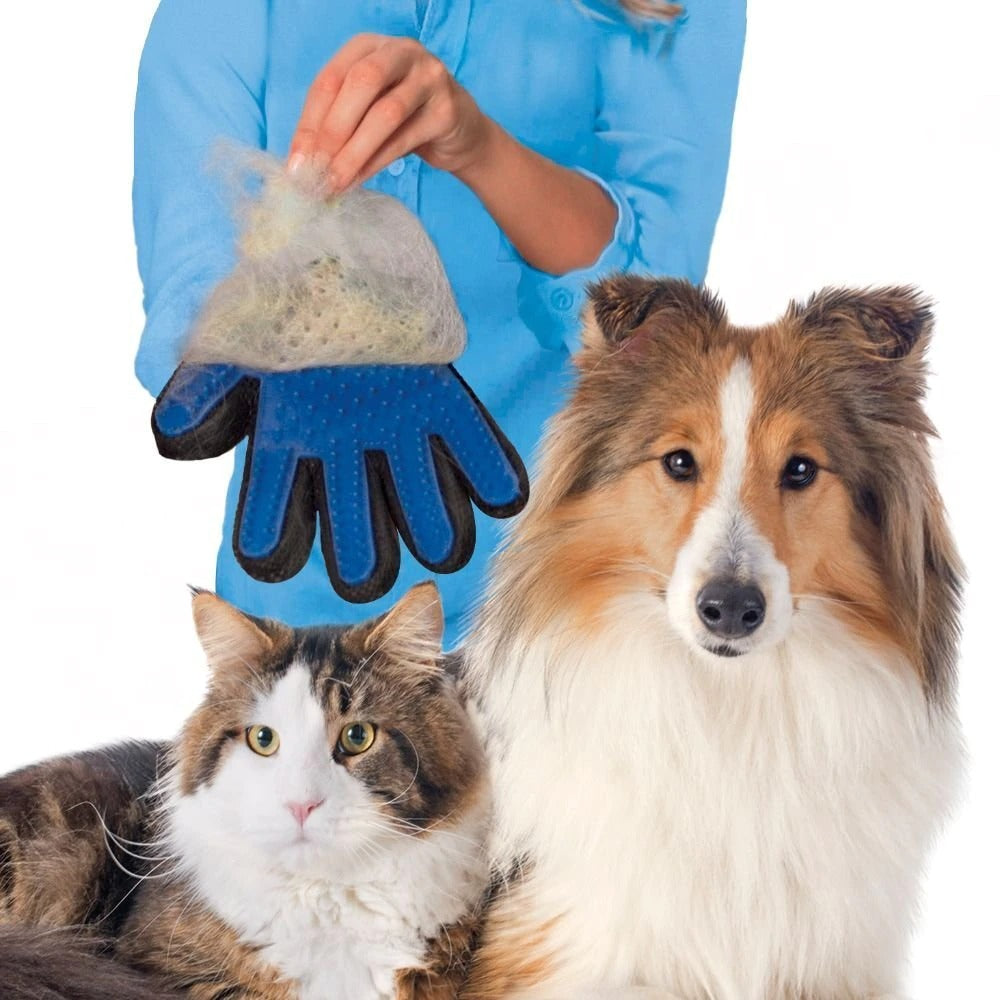 Gant de toilettage pour chats, en laine, pour démêlage des poils d'animaux, brosse, peigne, nettoyage des chiens, gant de Massage, vente d'animaux