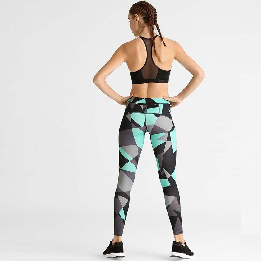 Legging de sport à neuf points Diamond Box pour femme