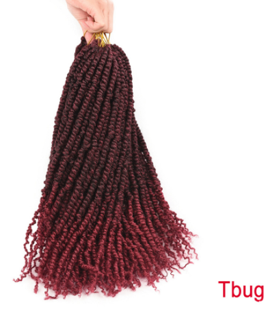 TOMO pré-torsadé Passion Twist Crochet africain sale tresses Crochet cheveux