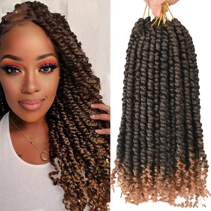 TOMO pré-torsadé Passion Twist Crochet africain sale tresses Crochet cheveux