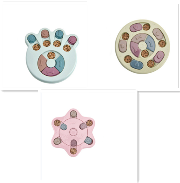 Jouets Puzzle pour chiens, augmentation du qi interactif, distribution lente, alimentation, jeux d'entraînement pour chiens, mangeoire pour petits et moyens chiens, jouet d'entraînement pour animaux de compagnie