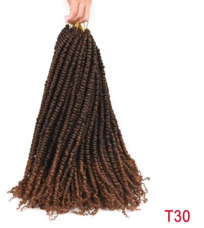 TOMO pré-torsadé Passion Twist Crochet africain sale tresses Crochet cheveux