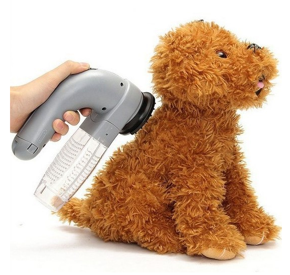 Aspirateur électrique portatif de nettoyage de Massage pour animaux de compagnie de poils d'animaux