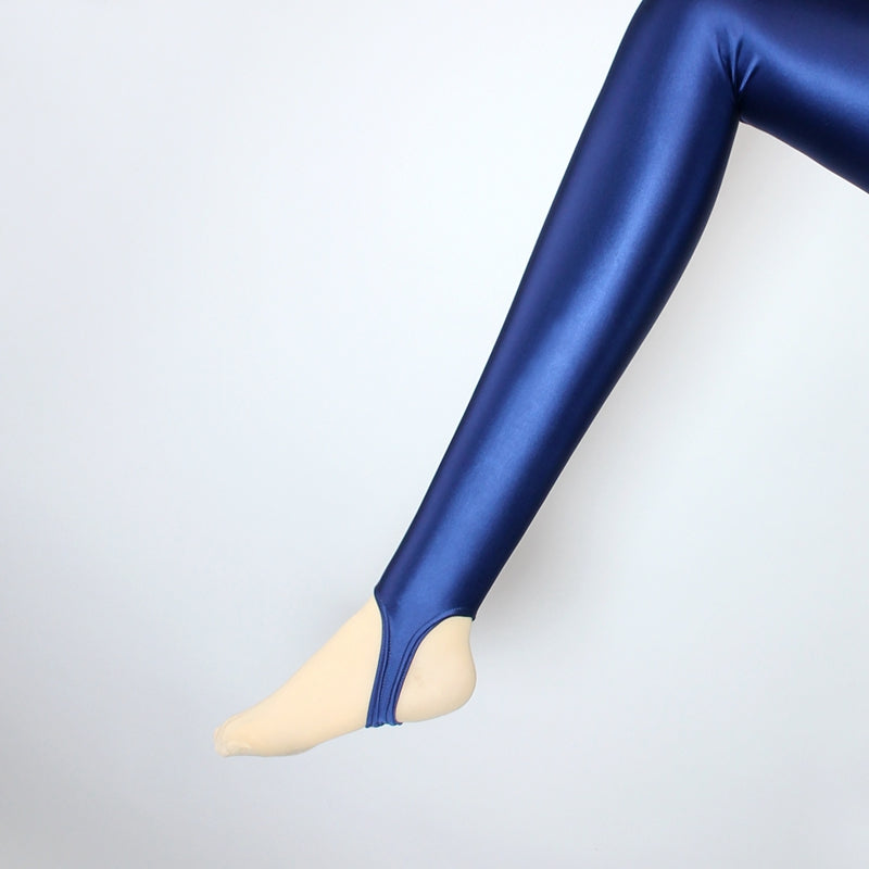 Leggings élastiques soyeux brillants pour femmes, pantalons de Yoga et de musculation façonnants, printemps et automne