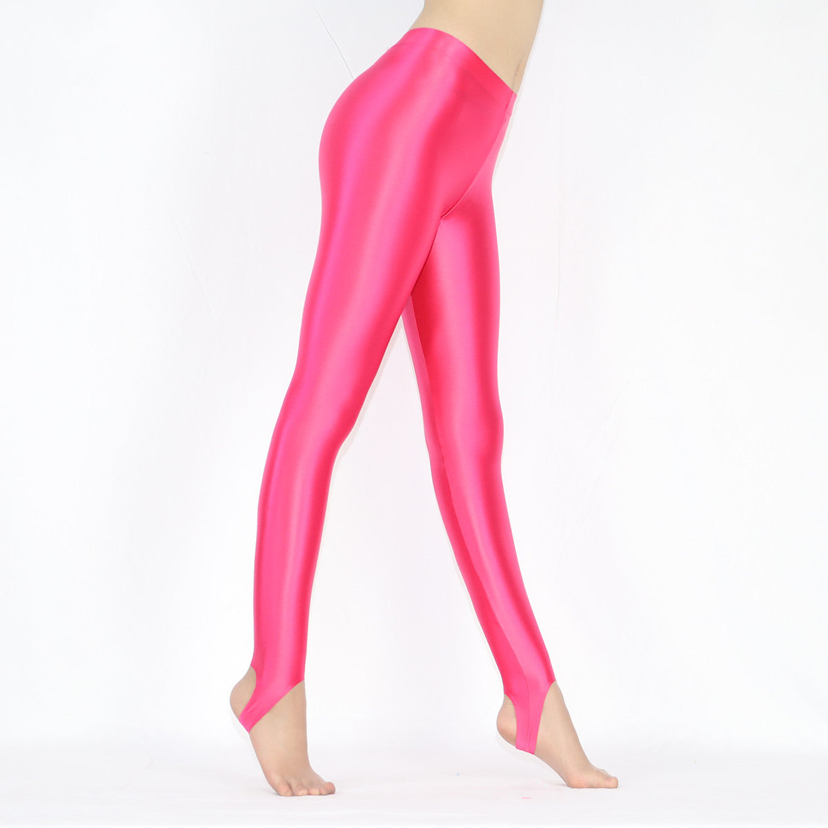 Leggings élastiques soyeux brillants pour femmes, pantalons de Yoga et de musculation façonnants, printemps et automne