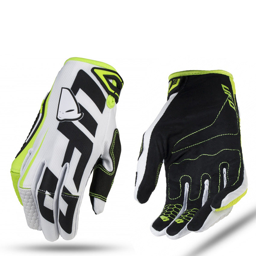 Guantes para motocicleta, ciclismo, todoterreno, guantes transpirables con dedos largos