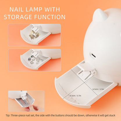 LED Nail Machine Does Not Leak Light And Quick-drying Phototherapy Lamp