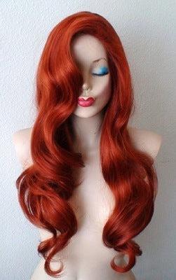 Women's Copper Anime Long Curly Hair