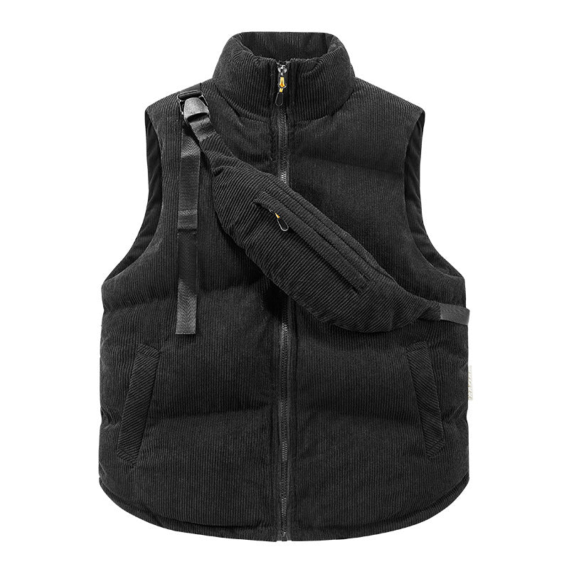 Gilet chaud décontracté en duvet, manteau rembourré en coton