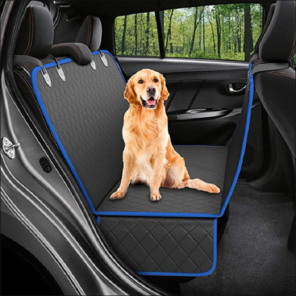 Housse de siège de voiture pour chien, en maille, porte-animal de compagnie, hamac, protection de sécurité, tapis de siège arrière de voiture avec fermeture éclair et poche pour voyage