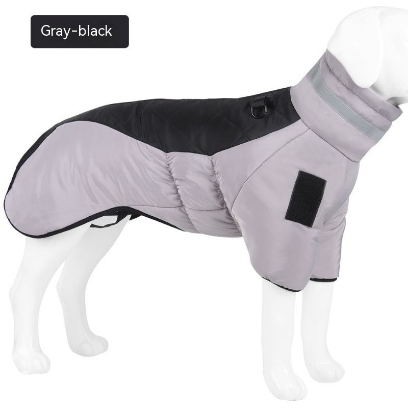 Manteau d'hiver imperméable pour chien, vêtements pour animaux de compagnie de grande taille, gilet chaud et épais pour chien, veste personnalisée du Labrador, nouvelle collection