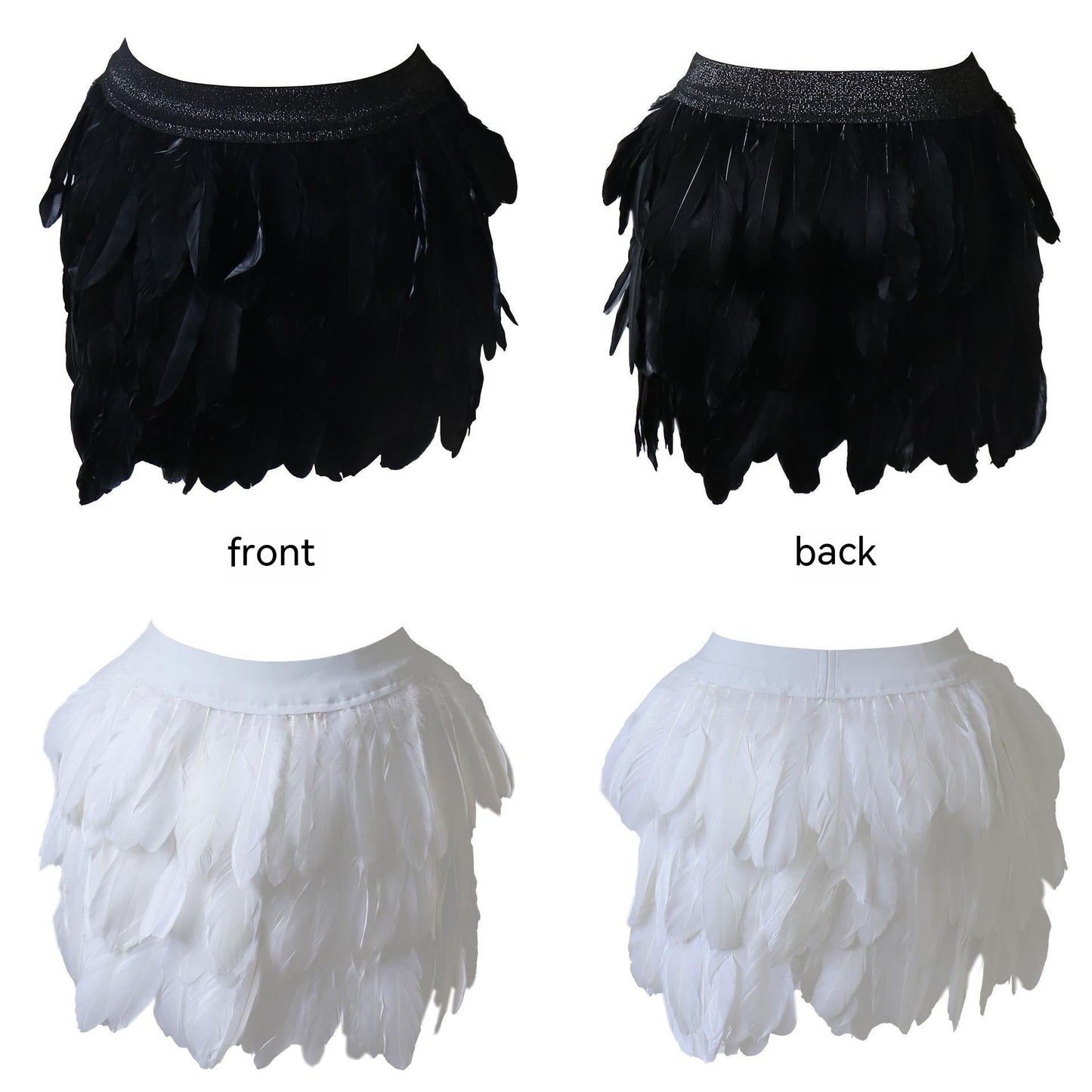 Wild Sexy Feather Skirt Party Carnival Nightclub Performance Dance Skirt