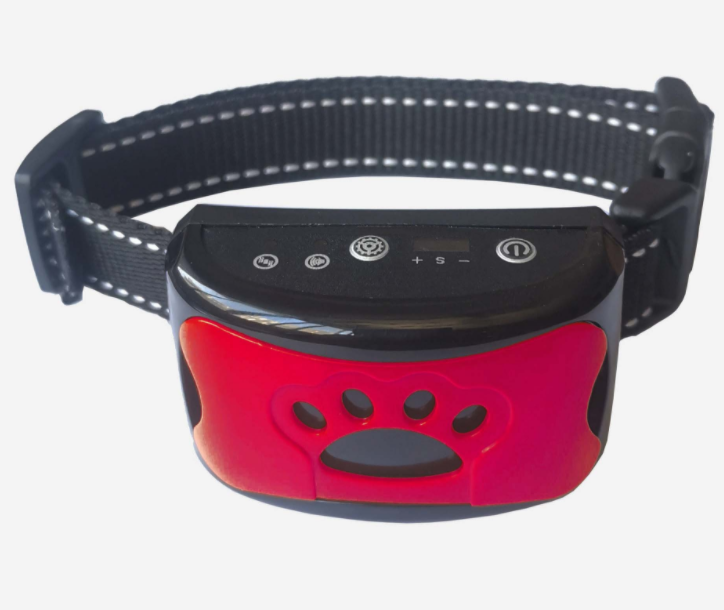 Collar de entrenamiento para perros, eléctrico, resistente al agua, Control remoto, recargable, entrenador para perros, supresor de ladridos con sonido de vibración de choque