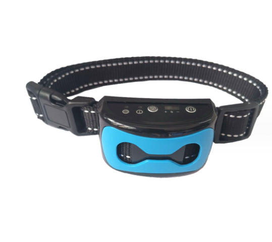 Collar de entrenamiento para perros, eléctrico, resistente al agua, Control remoto, recargable, entrenador para perros, supresor de ladridos con sonido de vibración de choque