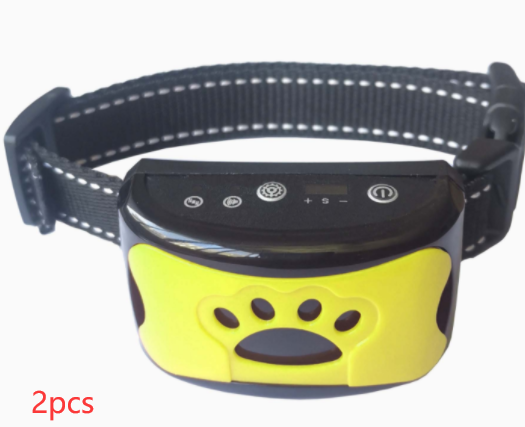 Collier d'entraînement pour chien, étanche, électrique, télécommande pour animaux de compagnie, Rechargeable, anti-aboiement, avec son de Vibration et de choc