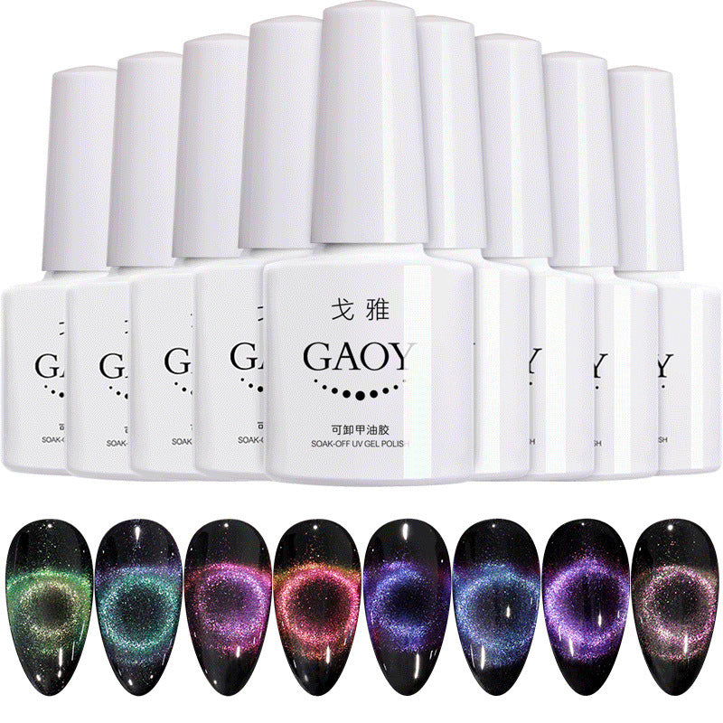 Esmalte de uñas ojo de gato